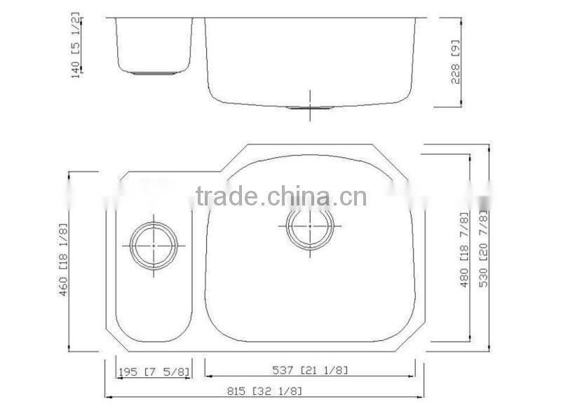 cUPC Stainless steel kitchen sink