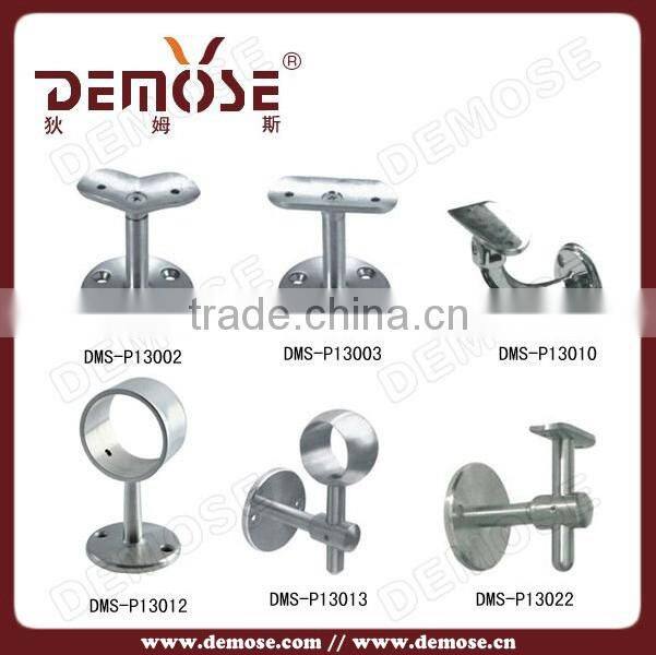 decorative round handrail bracket/stainless steel tube bracket