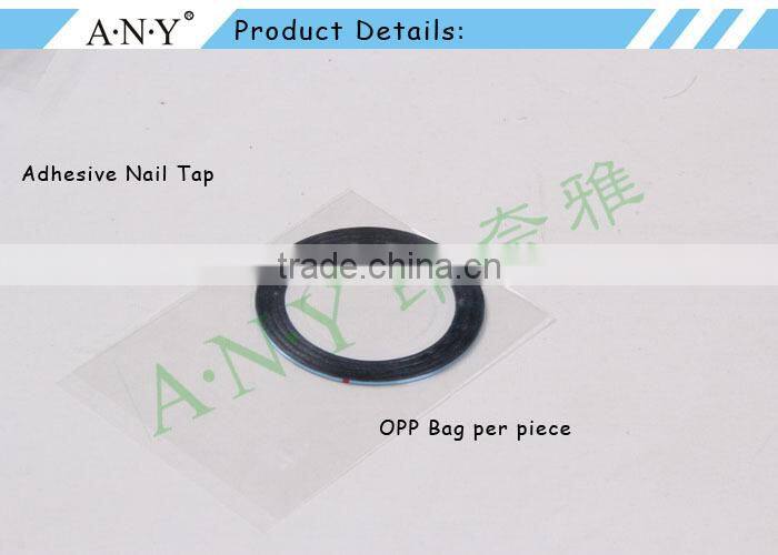 ANY Nail Beauty Curing Decorative Sticker 24M Long Light Blue Plastic Nail Tape DIY