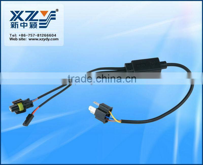 Good Car Accessories factory price Suitable for autos HID HI/LO XENON bulbs 9-32V AC/DC 35W/55W H4 bi-xenon cable