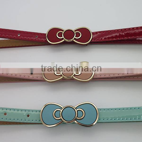 Lady's fashion bow tie belt for dress