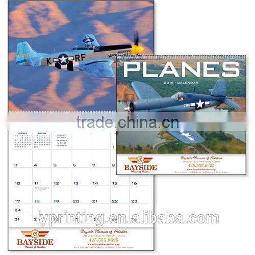 High quality 2016 calendar printing logo printing