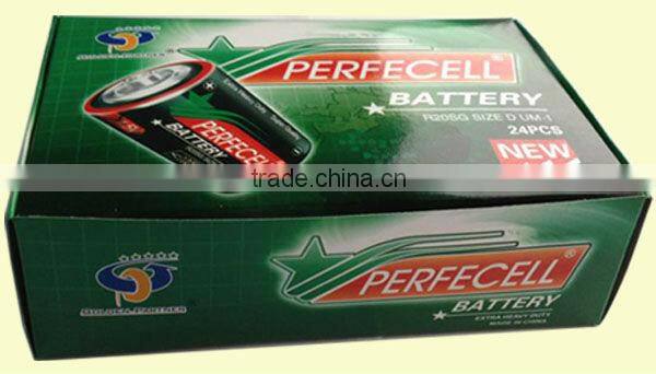 High Seller 1.5 Volt D Cell Dry Batteries R20 UM1