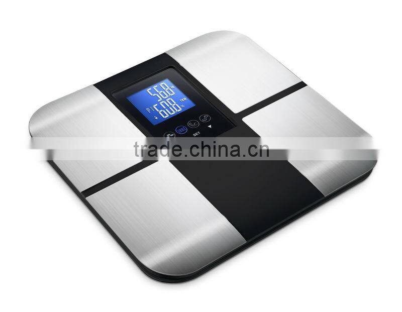 High quality body fat analyzer pedometer