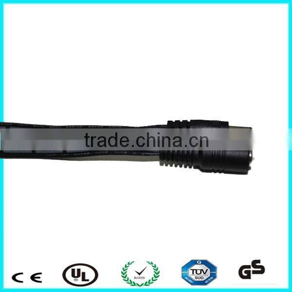 China alibaba 12v 5.52.5mm male to female dc cable