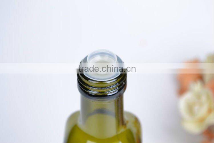 Food Grade Dark Green Dorica Olive Oil 500ml Glass Bottle