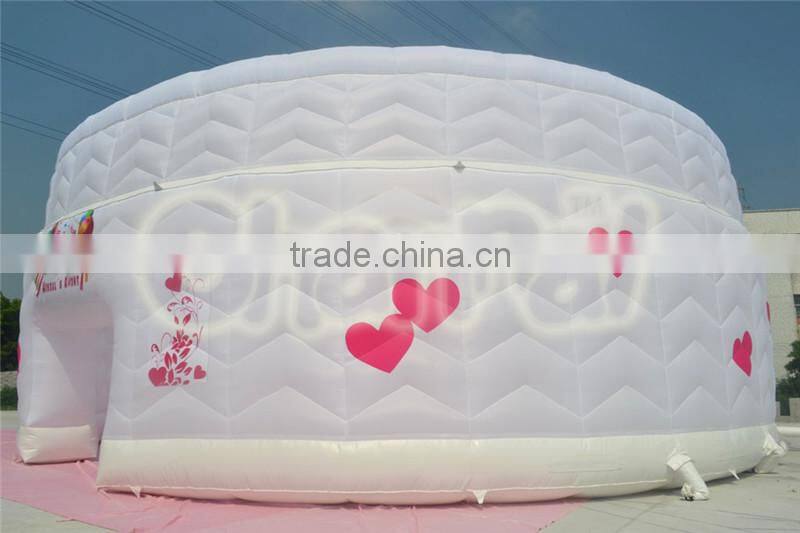 New 2016 girls happy birthday inflatable camping tent for party