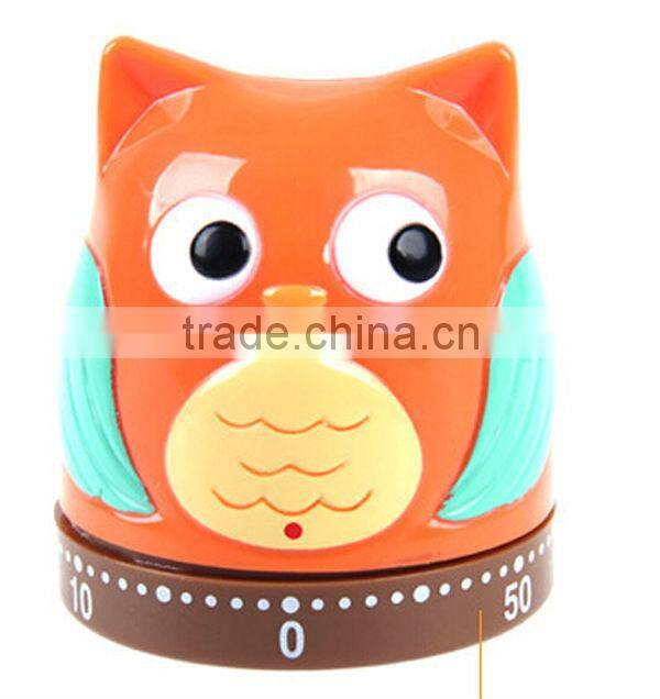 Owl design No battery Mechanical Kitchen Countdown Timer