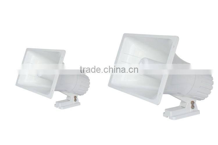 horn speaker DS-707 Plastic horn speaker,used in weatherproof. 70/100V.High quantity horn speaker