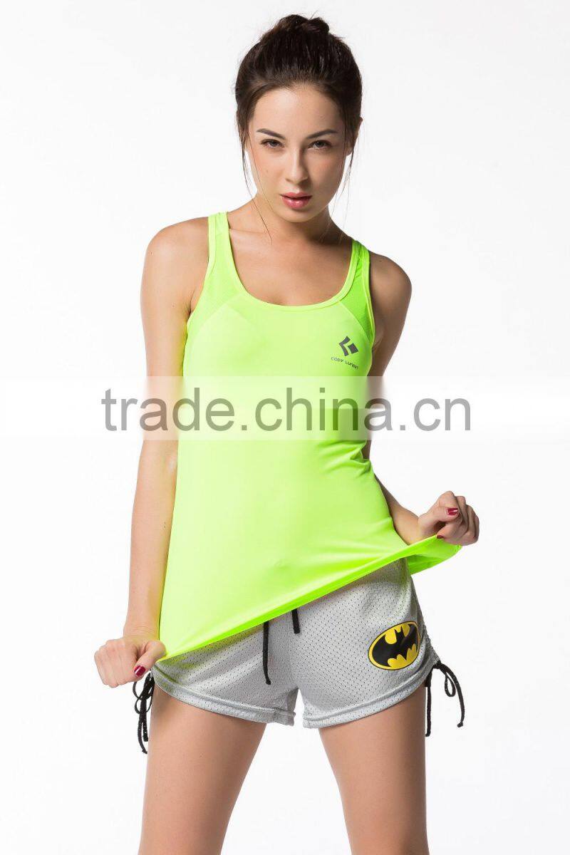 Women Bat-man Sport Shorts Gym Running Athtetic Breathable Quickly Dry Shorts