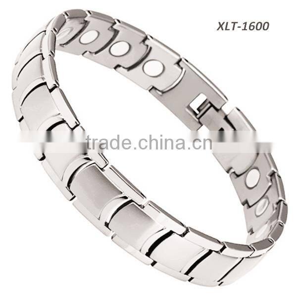 24k gold plating titanium germanium element energy titanium bracelet