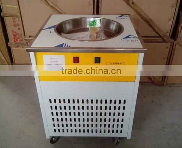2015 hot sale factory supply fried ice cream machine with low price
