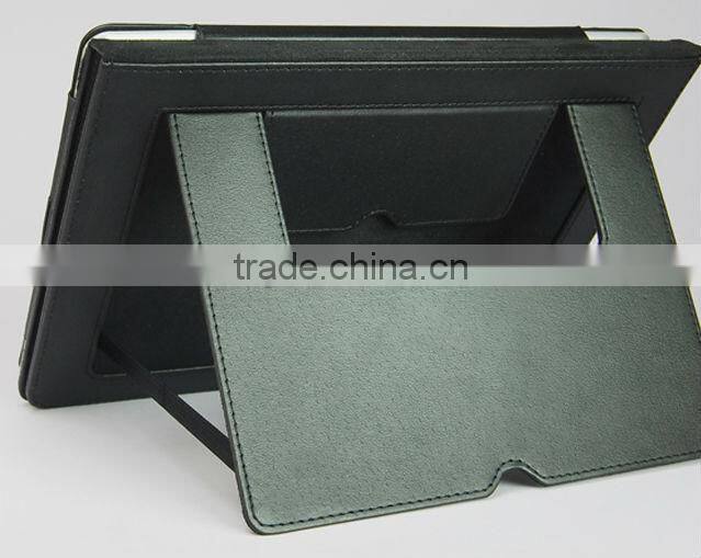 fashionable design pu leather flip cover pouch case for ipad 5