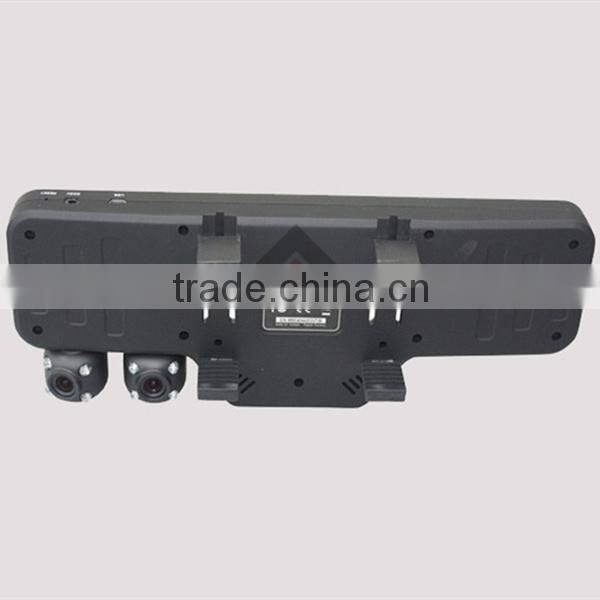3.5"LCD Dual Lens Rearview Mirror DVR HD Car Camera