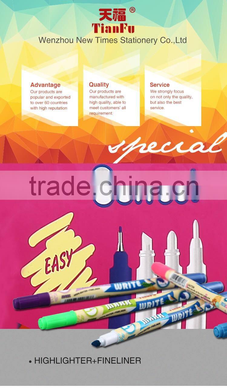 Water erase 6 color painting non-toxic window marker