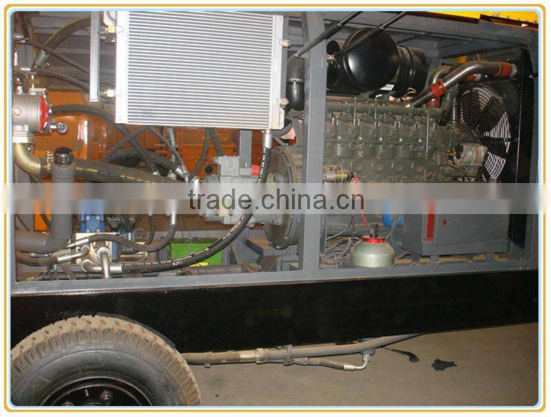 10m3 small concrete pump, portable concrete pump for concrete batching plant