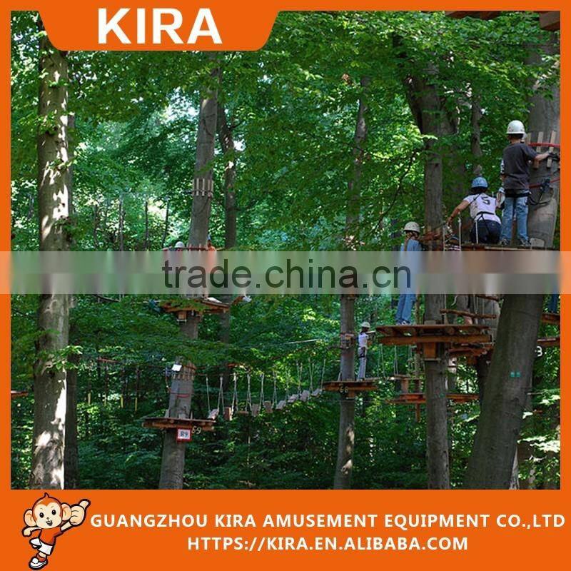 KIRA Adventure High Rope Course Children Obstacle Adventure Equipment