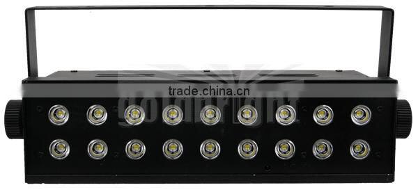 Goldbright GM402 dmx 18X3W white led strobe with IR remote control light