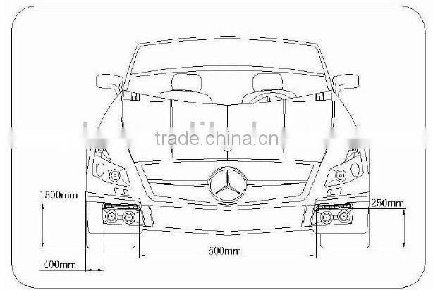 2013 Hotest sale high quality high power promotion drl auto led light specific led drl/drl led light