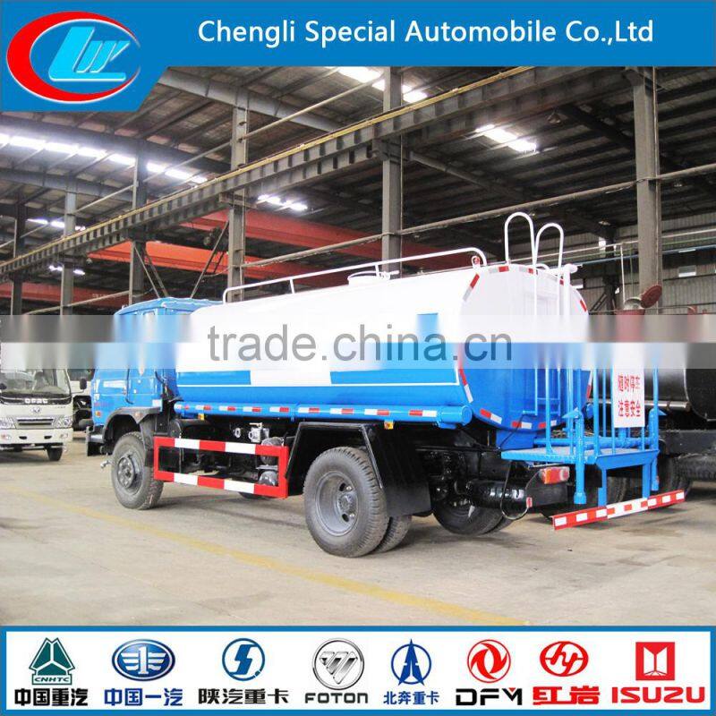 Dongfeng 4X2 water truck tank Road Cleaning 6 wheels DONGFENG Manufacturer 140hp Dongfeng water truck for sale