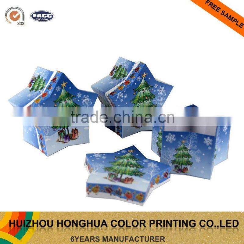 Handmade Paper Box Cardboard Decorative Hexagon Box Storage Box with Lid Candy Box