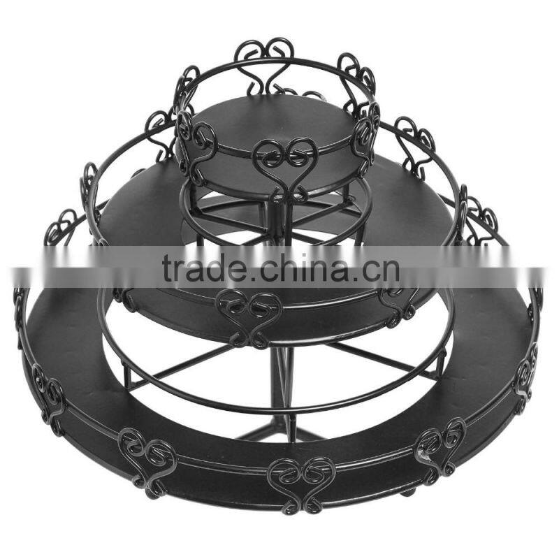 3-Tier Rotating Metal Nail Polish Display Stand