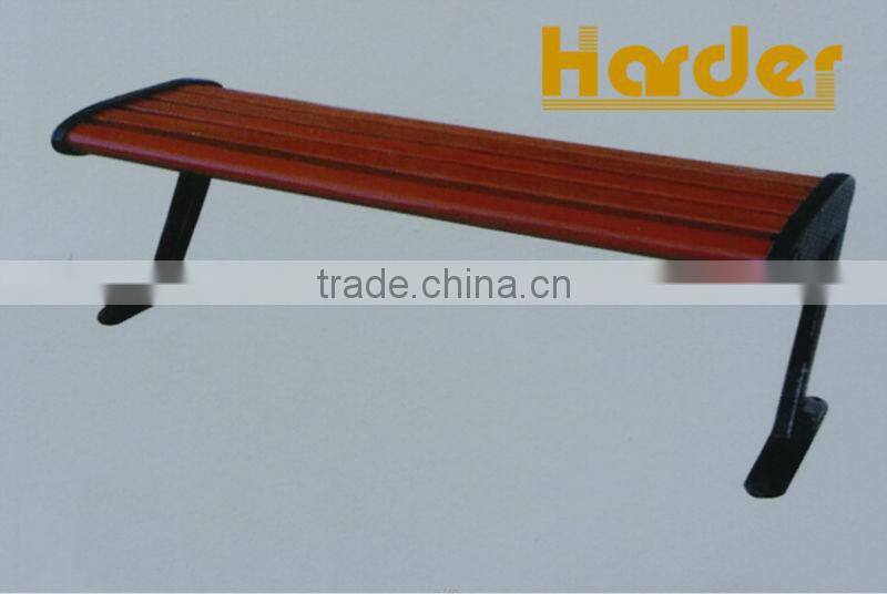 Backless Outdoor Park Bench,wood park bench