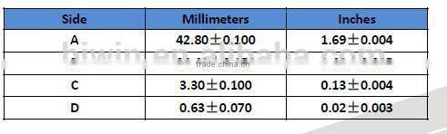 50PIN connector 32gb cf card for cameras and embedded solutions