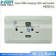 Best selling usb socket wall switches and sockets with 4 usb port