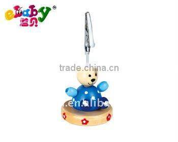 wooden cattle memo clip