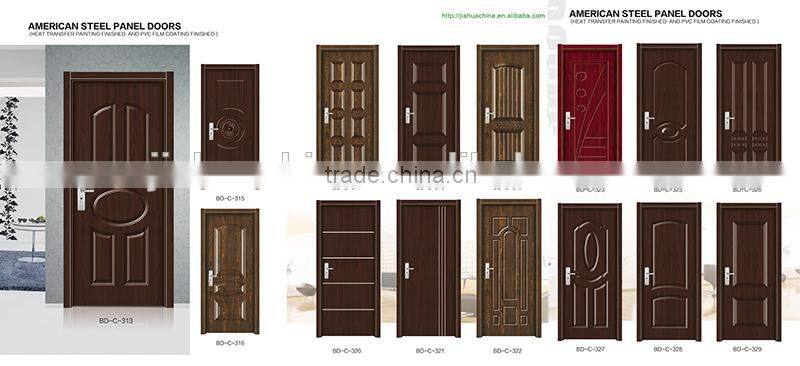 China directly export fashion american steel doors cheap security door