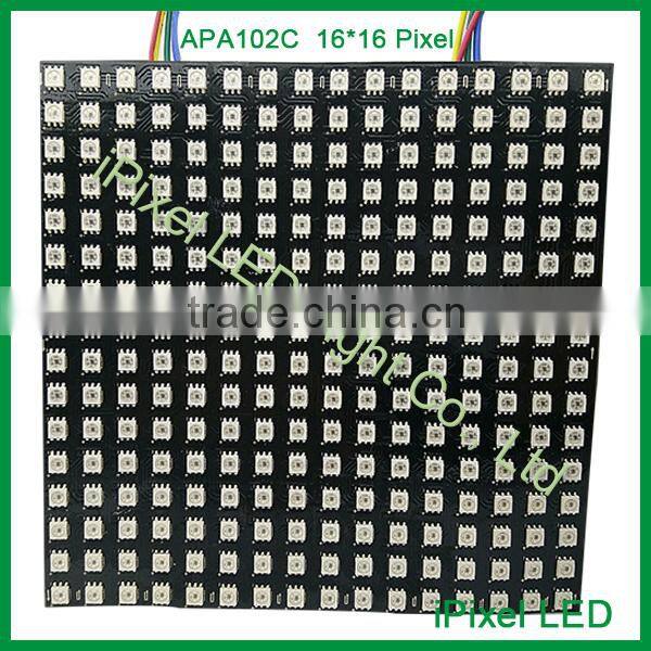 16x16pixel square apa102 led flexible matrix