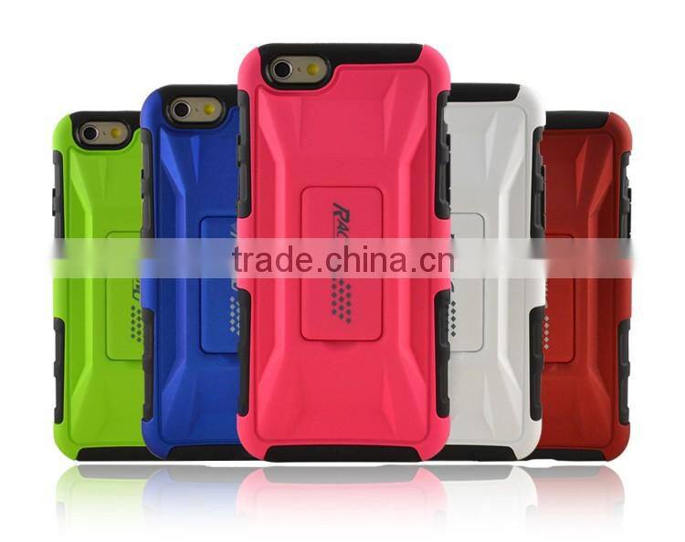 for iPhone 6/6s racing luxurious style tpu and pc back cover cases