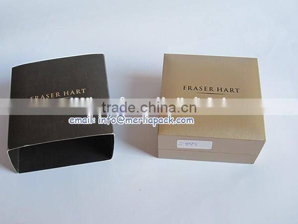 New Empty Custom Jewelry Box Ideal For Bracelets Necklaces Earring Ring Set Universal with Microfibre Pouch Boxes