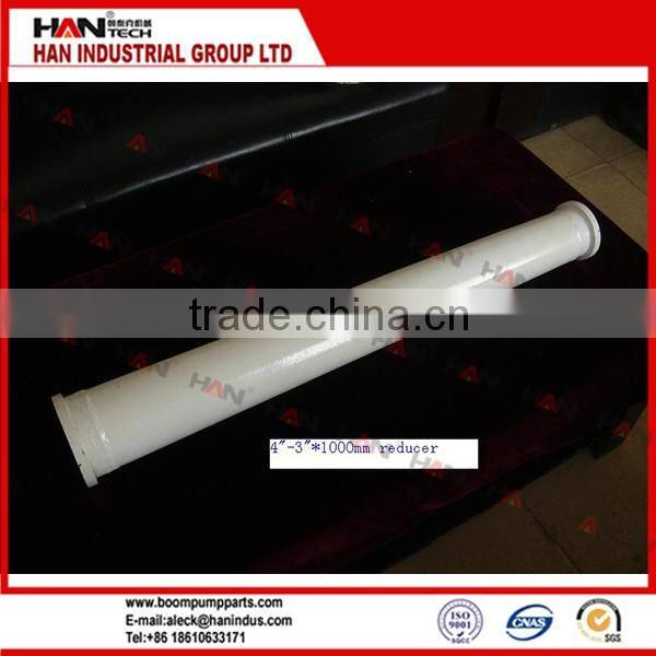 schwing, putzmeister boom pump reducer pipe ST 52 5'' with ZX collar