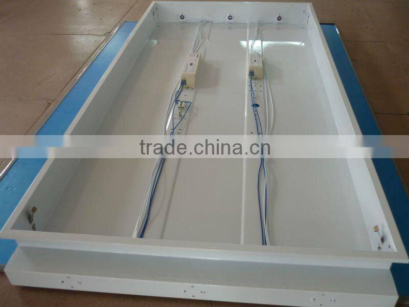 T8 grid lamp fixture with three or four 36W tubes