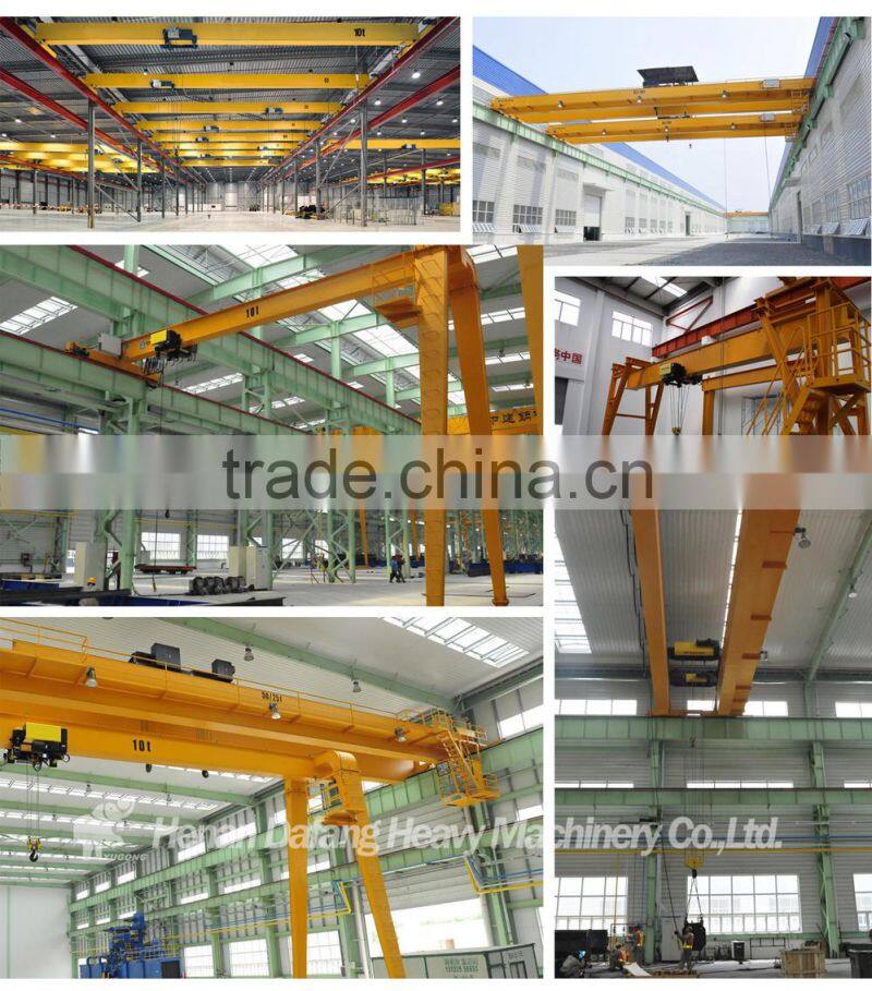 European Type Wire Rope Single Girder Overhead Cranes Electric Hoist Price