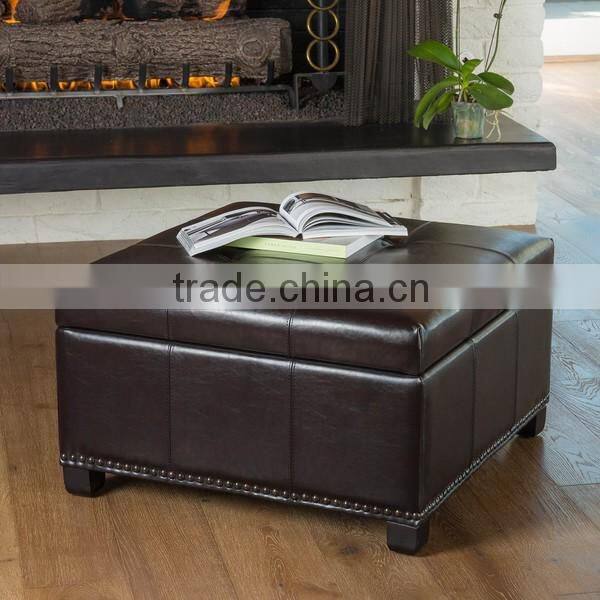 Living room furniture ottomans with storage