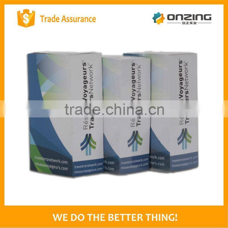 Onzing hot sale memo Cube office Stationery with customized design