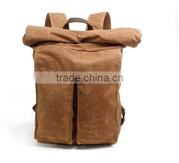 2016 New leather backpack bag