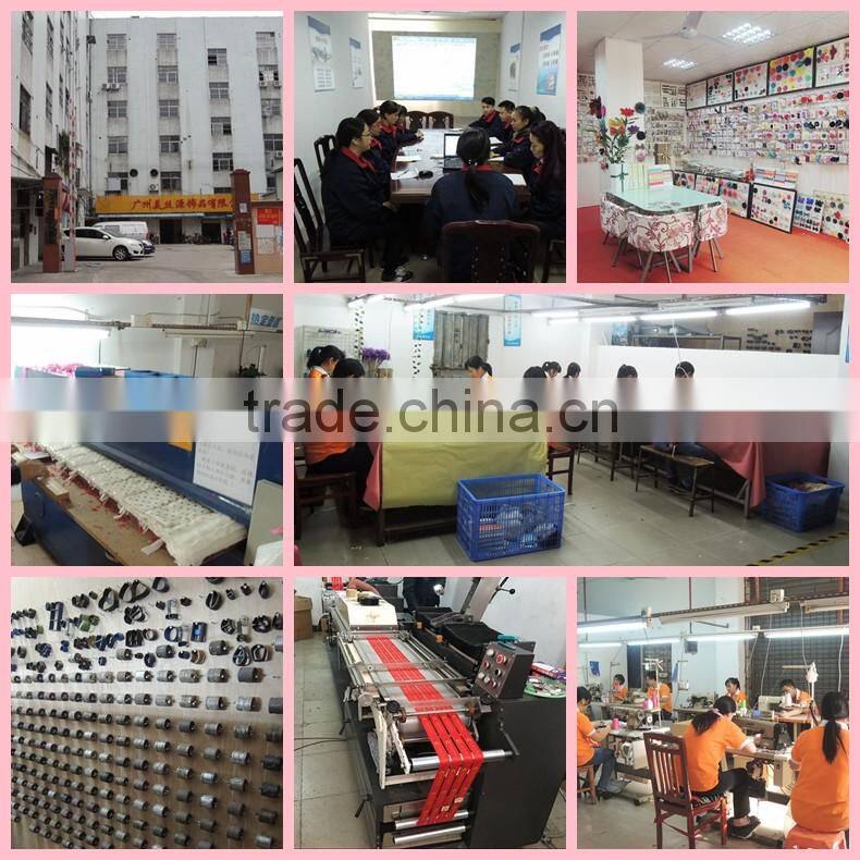 Golden Satin Ribbon Patterned and Words Printing Ribbon