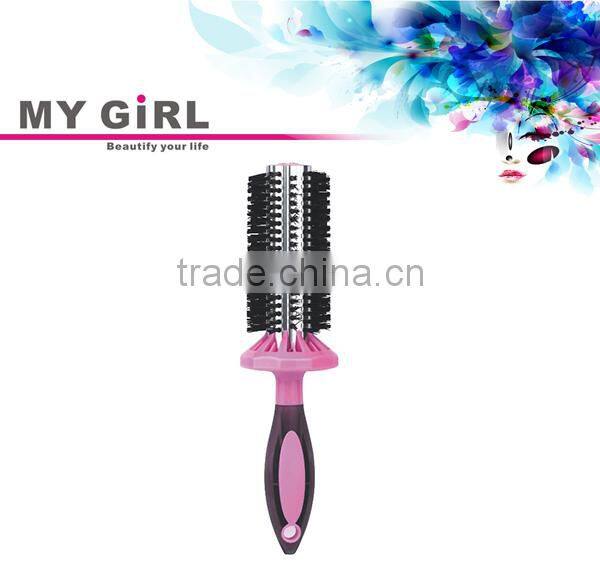 MY GIRL Top Quality Soft Bristle Easy-Grip Handle Round Tangled Magic Hairbrush