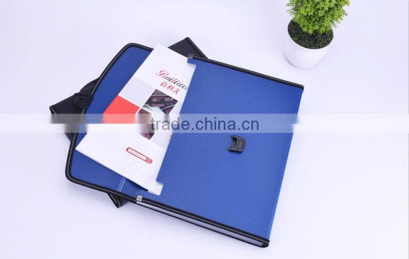 A4/FC expanding wallet file,file folders with plastic insets,high quality office statonery