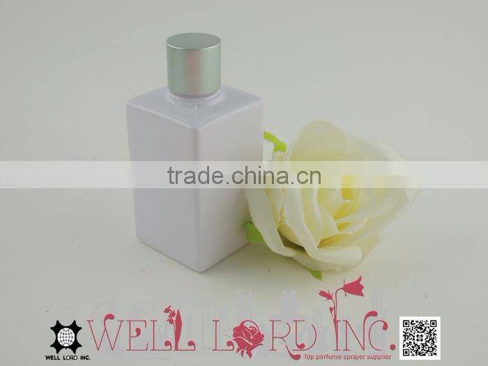 45ml for lady bright white screen printing glass bottle