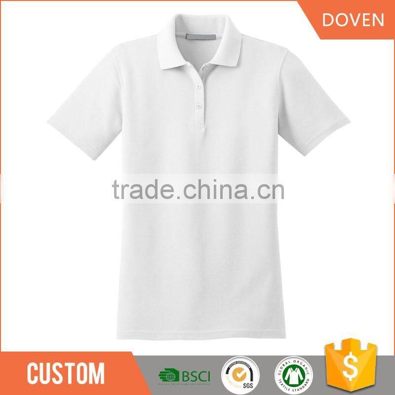 Men's slim fit blank polo t shirt