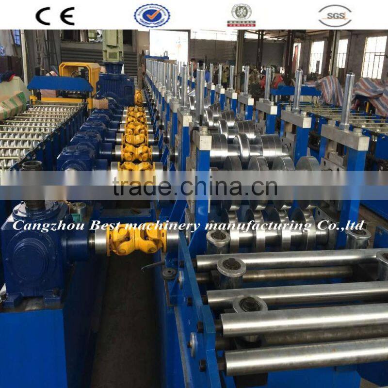 color steel W beam making roll forming machine made in China