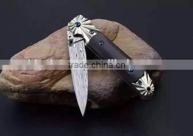 sharp blade engraved hunting knife camping knife