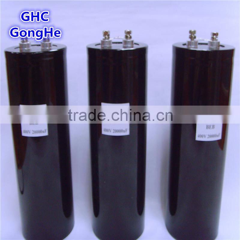 high efficiency laser use capacitor 400v20000uf Aluminum Electrolytic Capacitor
