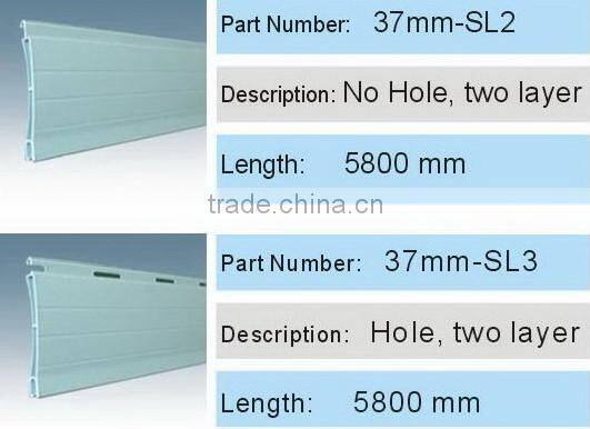 2016 new style aluminum shutter rolling shutter price plantation shutter