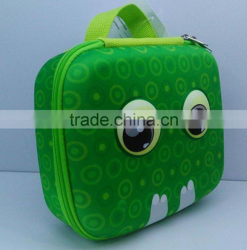 2016 novelty funky 3D EVA lunch bag,green,YXD07